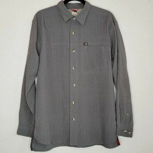 The North Face Mens Size Medium Button Down Plaid Long Sleeve Shirt